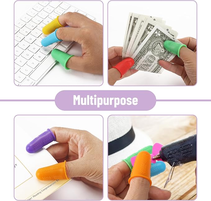 Mr. Pen- Hot Glue Gun Finger Protectors, Rubber Fingers Tips, Rubber Finger - Image 7