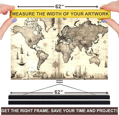 DACRI HOME 62" Magnetic Poster Hanger Frame - Image 3