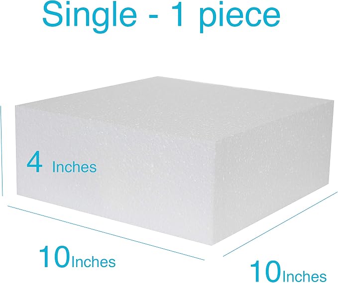 Silverlake 10x10x4 Craft Foam for Styrofoam Block Projects - Image 3