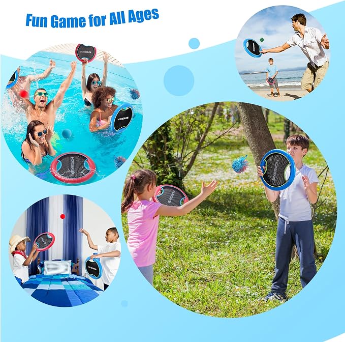 EVERICH TOY Trampoline Paddle Ball Set - Image 6