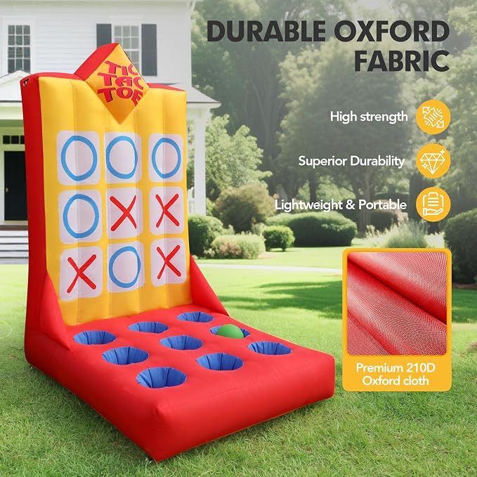 Inflatable Carnival Game with Built-in Blower, Portable Fun Toss Game - Image 5