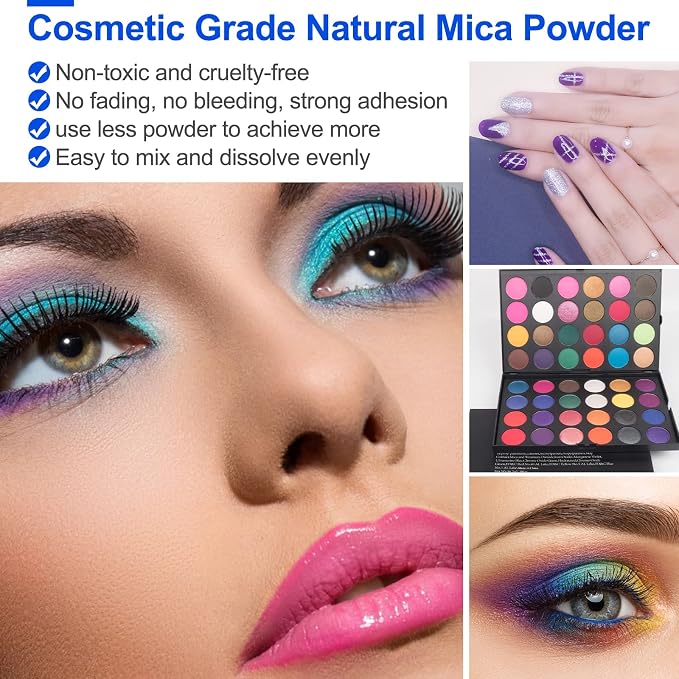 Mica Powder, 7.05OZ（200g）, Primrose Yellow Mica Powder Pigment - Image 5