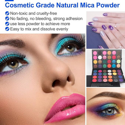 Mica Powder, 7.05OZ（200g）, Primrose Yellow Mica Powder Pigment - Image 5