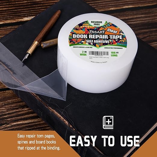 Clear Book Repair Tape - Image 5