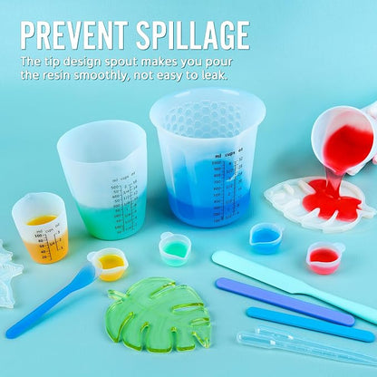 Silicone Resin Mixing 1L Measuring Cup Set - Image 7