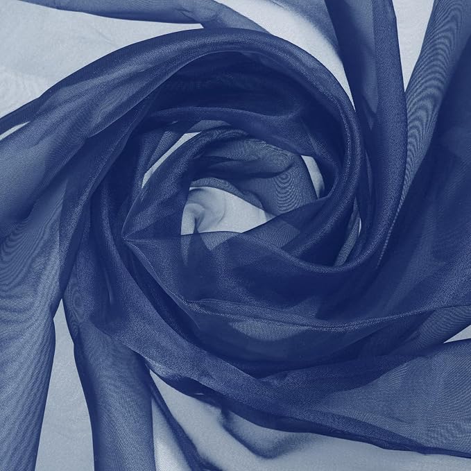 MECCANIXITY Iridescent Sheer Organza Fabric, 10 Yards x 59 Inches Solid by MECCANIXITY