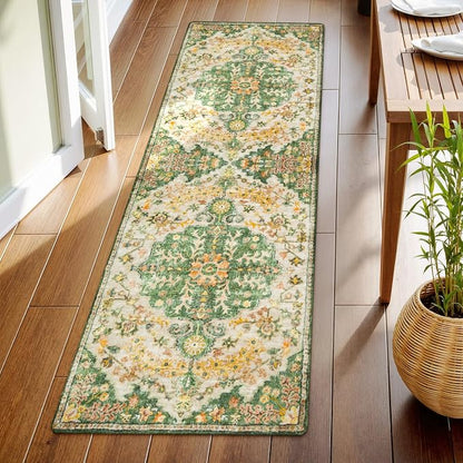 Lahome Bohemian 2x6 Washable Hallway Runner Rug, Kitchen Runner Rugs Non Skid - Image 8