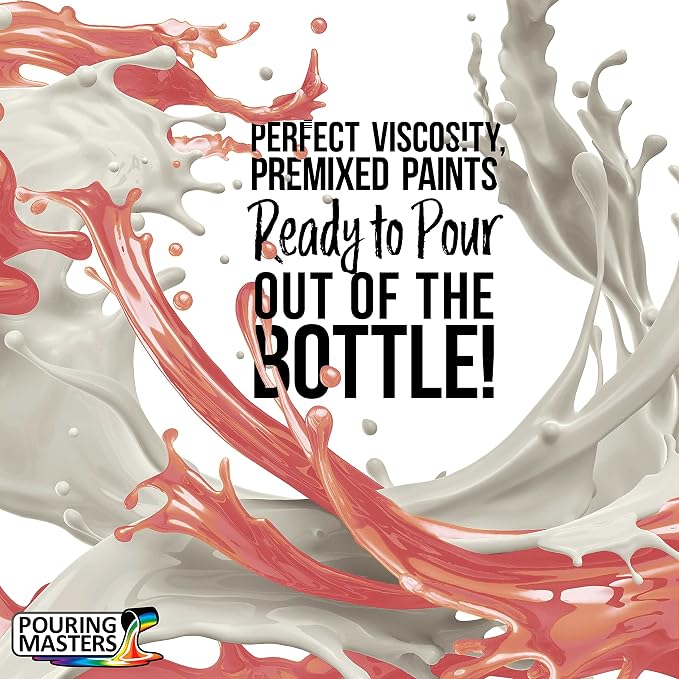 Pouring Masters Peachy Gold/Pink Iridescent Special Effectsr Acrylic Pouring - Image 2