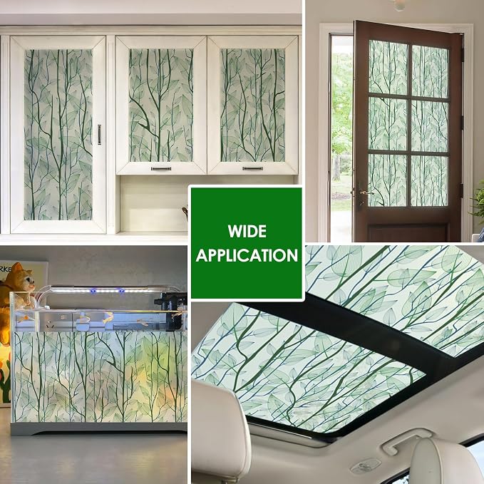 DKTIE Window Film Privacy with Installation Tools, Decorative Stained Glass - Image 9