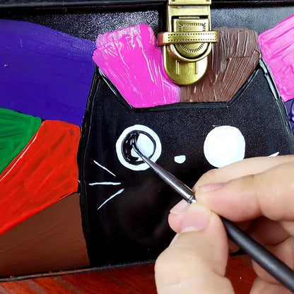 Leather Paint Set with Brushes - Image 8