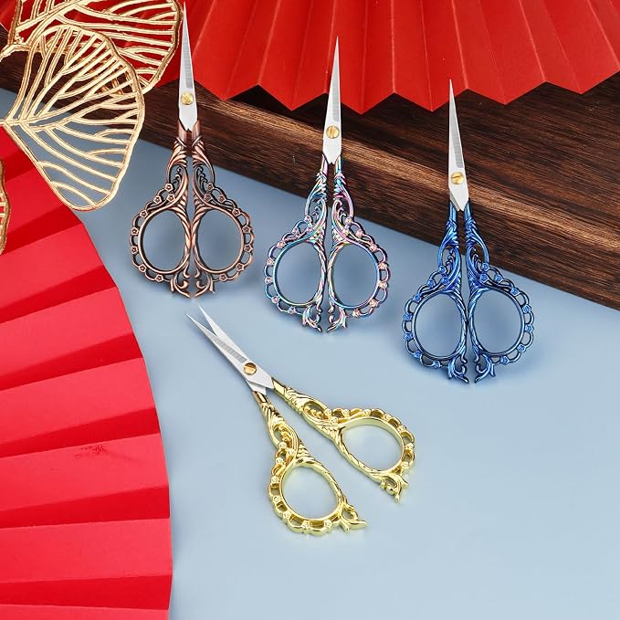 4.7 INCH Mini Stainless Steel Embroidery Scissors, Sharp Pointed Tip, Travel - Image 6