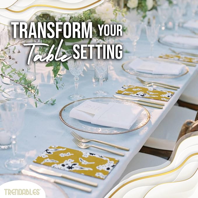 Trendables Floral Napkins for decoupage 200 Pcs 3 Ply floral paper napkins - Image 5