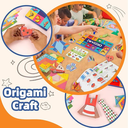 Origami Paper Kit for Kids Ages 5-8 8-12, 152 Sheets Origami Paper - Image 7