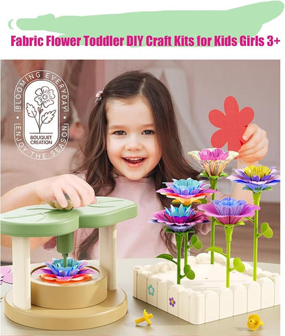 Toys for Girls 3 4 5 6 7 8 9 10 Years Old, Fabric Flower Bouquets for Girls - Image 2