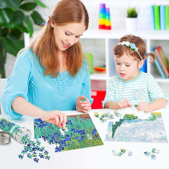 150 Pieces Mini Jigsaw Puzzles for Adults & Kids, Wheat Field - Image 6