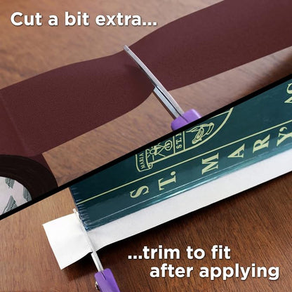 BookGuard 2 inch Premium Bookbinding Repair Cloth Tape, 15 Yard Roll Burgundy - Image 3