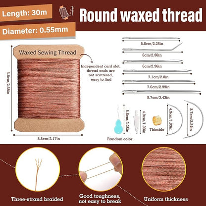Repair Sewing Kit, Upholstery Needle and Thread Kit - Image 2