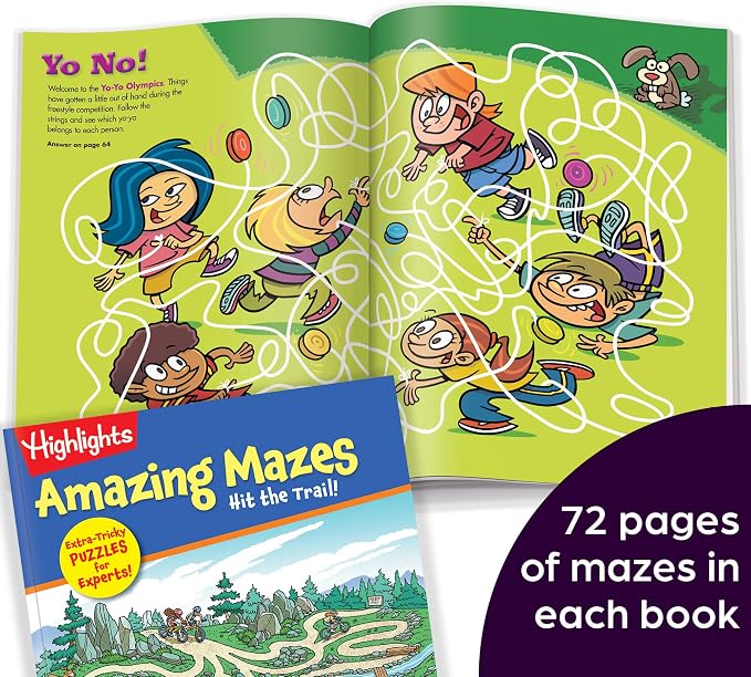Highlights for Children Amazing Mazes Expert Maze Books for Kids Ages 6 and Up - Image 2
