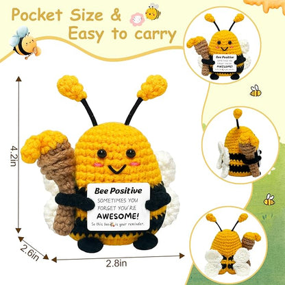 Positive Crochet Animals Bee Gifts - Image 9
