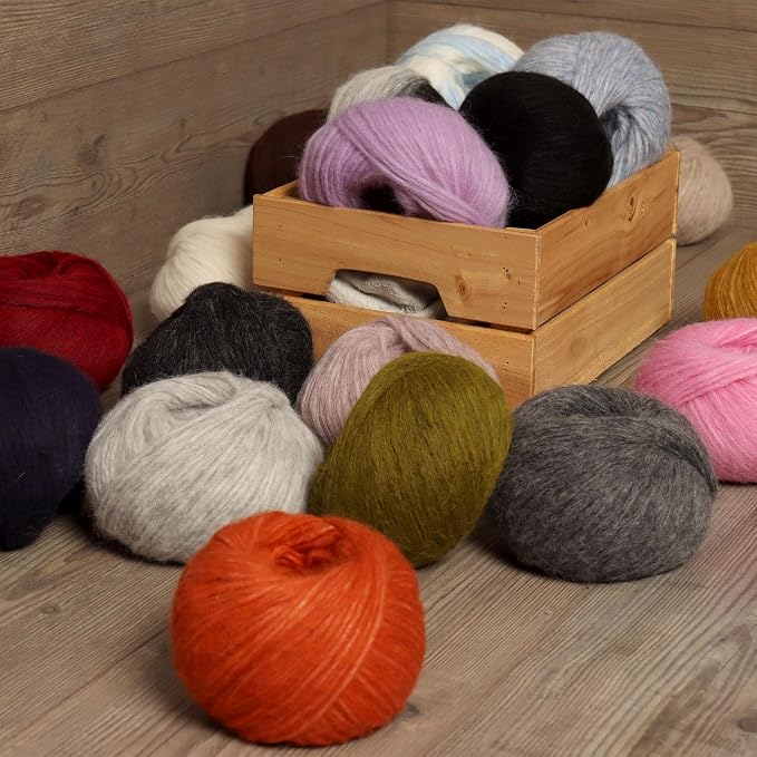 Pullu - Baby Alpaca Merino Wool Yarn Set of 3 Skeins Worsted Weight - Sourced - Image 6