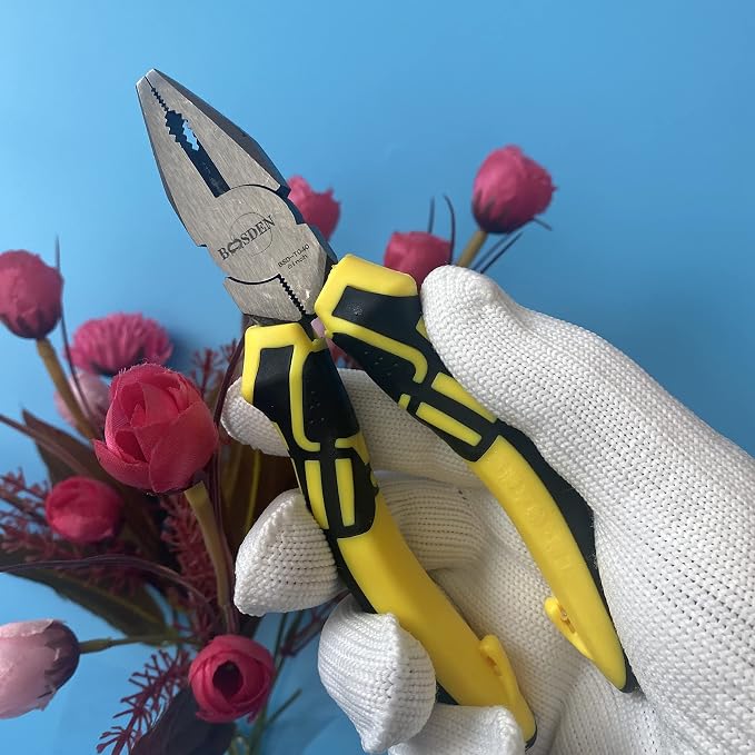 BOOSDEN Linesman Pliers, 6 Inch High Leverage Lineman's Plier, Combination - Image 8