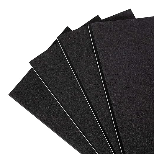 MAGZO 4Pcs Adhesive Foam Padding 1/2 in Thick X 12 in X 8 in, Closed Cell Foam by MAGZO