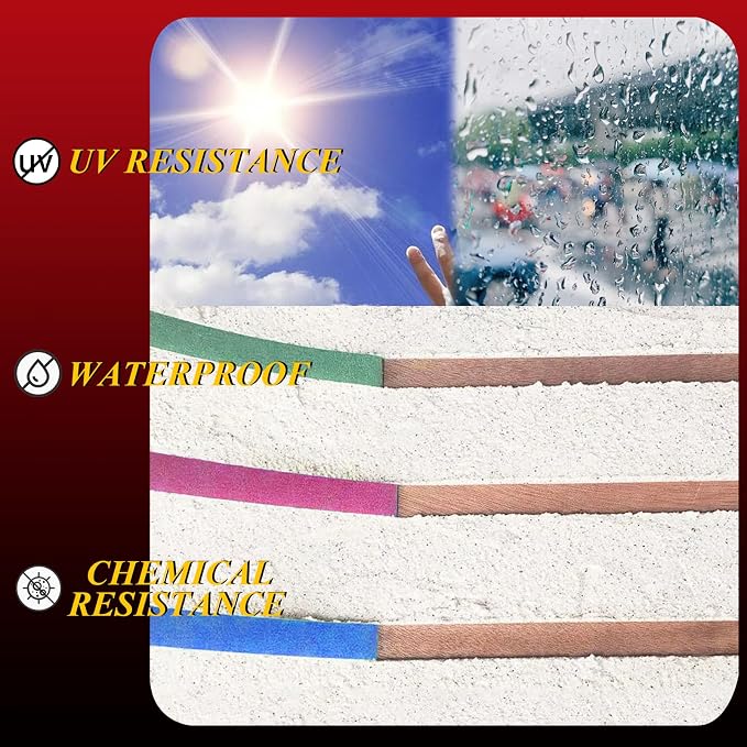 Colored Painters Tape, Premium Masking Master Tape, Removes Easily, Colorful - Image 4