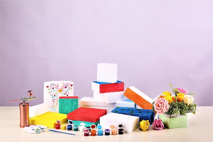 AMZQNART 8 Pack Crafts Foam Blocks, Flower Arrangements, School and Home DIY. - Image 7