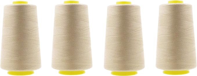 Mandala Crafts 4 Pack of Serger Threads Cones Spools by MandalaCrafts