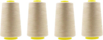 Mandala Crafts 4 Pack of Serger Threads Cones Spools by MandalaCrafts