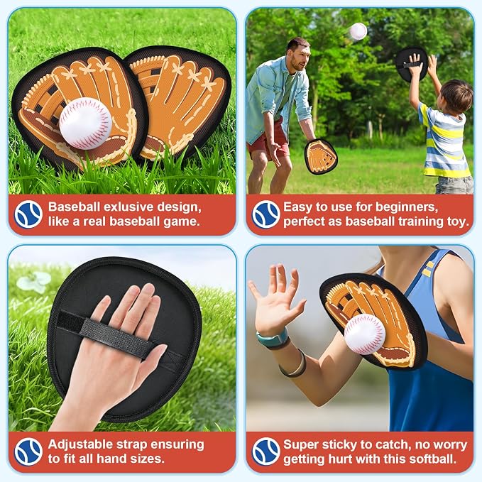 4 Pack Catch Ball Game Set, Outdoor Games - Image 6