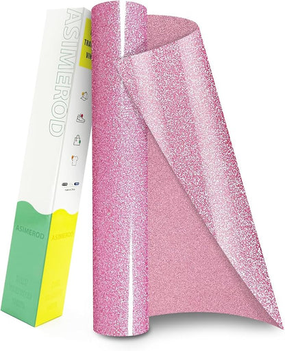 Glitter HTV Heat Transfer Vinyl Rolls- 12" x 10ft. Glitter Iron on Vinyl by Unknown