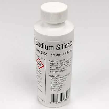 High Temperature Adhesive, 2000F Rated, Sodium Silicate, Water Glass, 40% - Image 2