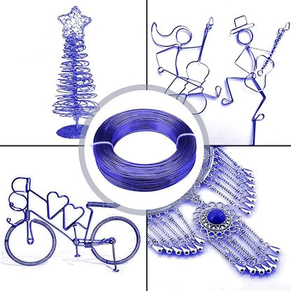 3mm Aluminum Craft Wire, 50 Feet 9 Gauge Bendable Anodized Metal Wire - Image 7
