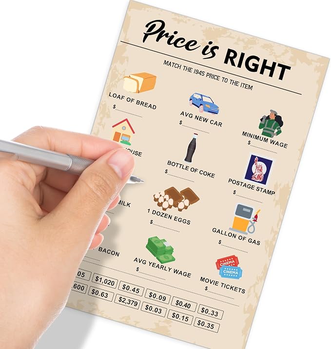 80th Birthday Party Games, Born in 1945 Games Bundle, Birthday Party Supplies - Image 4