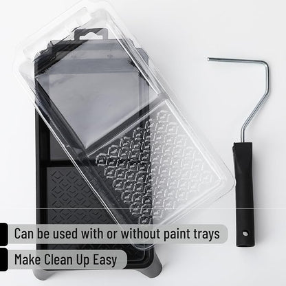 Bates- 4 Inch Paint Tray Set, 1x 4 Inch Paint Roller Tray, 20x Disposable - Image 6