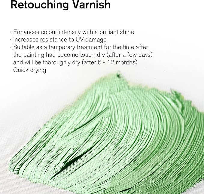 Winsor & Newton Professional Artists' Retouching Varnish, 500ml Bottle - Image 2