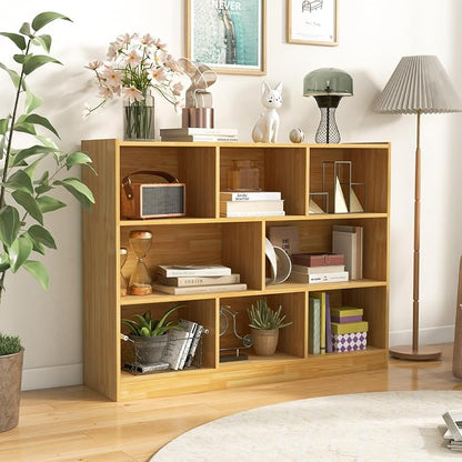 Toy Storage Organizer, 3-Tier Kids Bookshelf, 8 Cube Kids' Bookcases, Cabinets - Image 9