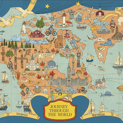 MOMIBOOK Puzzles for Adults 1000 Pieces Jigsaw Puzzles of Journey Through The - Image 4
