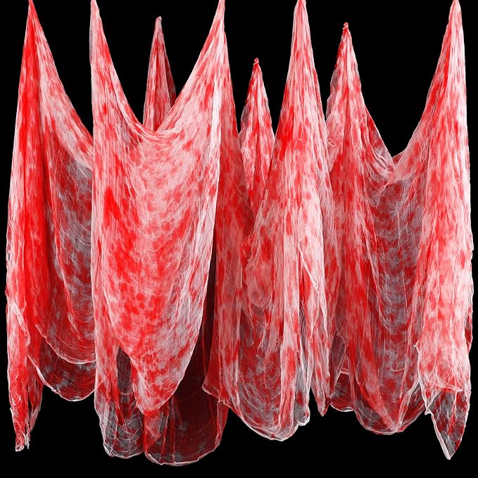 Boao Halloween Cheese cloth 64.96 x 39.37 Inch Bloody Cheesecloth Roll by Boao