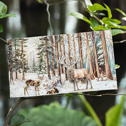 Forest Washi Tape Set, 6 Rolls Tree Landscape Stickers - Image 5