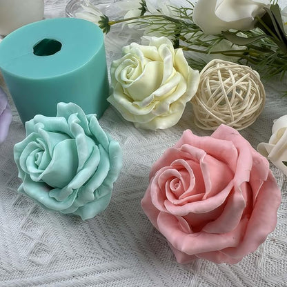 3D Rose Flower Silicone Mold Resin Epoxy Flower Molds Decorating Crafts Candle - Image 5