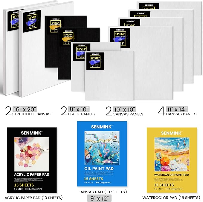 196Pcs Deluxe Artist Painting Set - Image 5