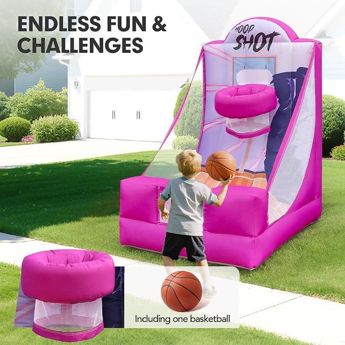 Inflatable Carnival Game with Built-in Blower, Portable Fun Toss Game - Image 3