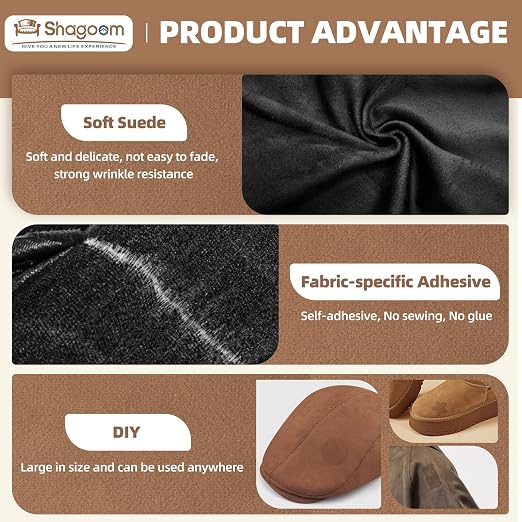 Suede Repair Patch, 17X79 Inch Large Repair Tape, Self-Adhesive Patches - Image 3