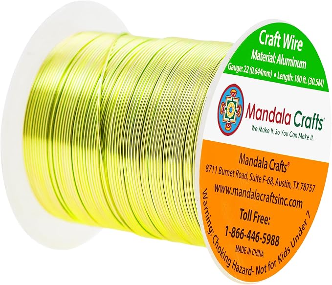 Mandala Crafts 22 Gauge Anodized Aluminum Craft Wire - Image 2