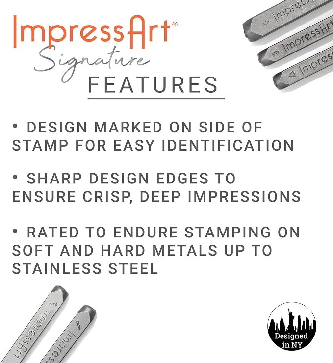 ImpressArt - Moon Metal Stamp, Nature Steel Punch - Image 4