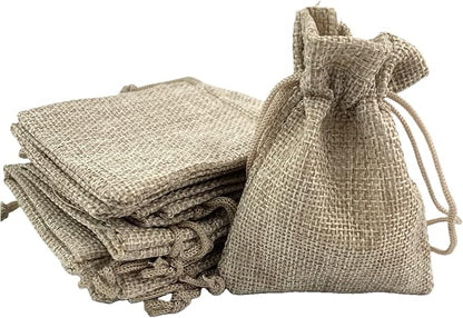 Palmhomee Pack Of 25 Burlap Gift Bags by Palmhomee