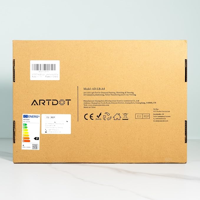 ARTDOT A4 LED Light Pad for Diamond Painting Kits for Adults, USB Powered - Image 11