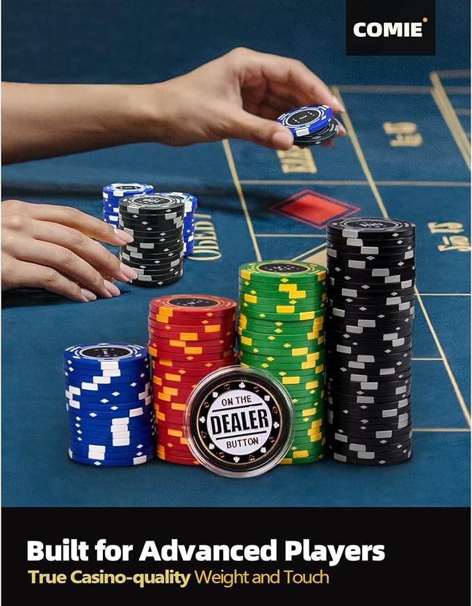 Clay Poker Chips, Numbered Chips, Poker - Image 4